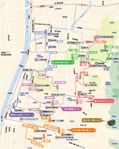 東山車いす観光散策マップ